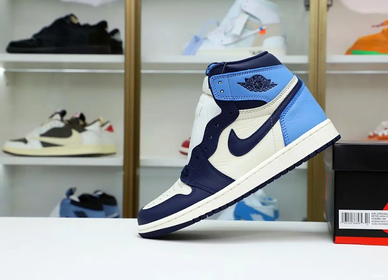 1 HIGH RETRO AIR OG 'OBSIDIAN' JORDAN 0521